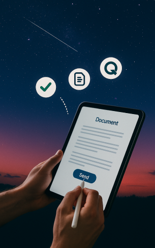 Applikationsdata app Qassy